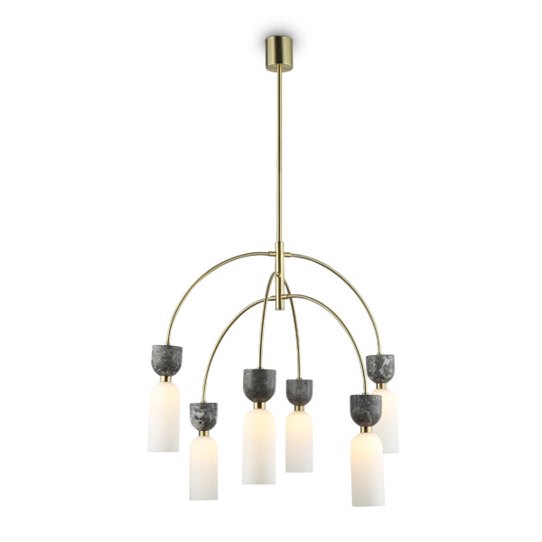 в наличии LH53333/6 GD/WH золото/белый G9*6 max 25W D680*1290 - купить в интернет-магазине Светильники Торг