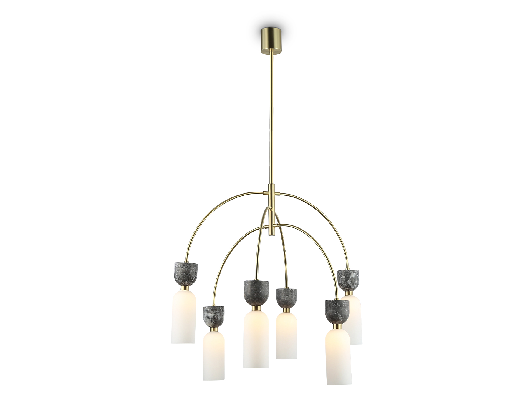 в наличии LH53333/6 GD/WH золото/белый G9*6 max 25W D680*1290 - купить в интернет-магазине Светильники Торг