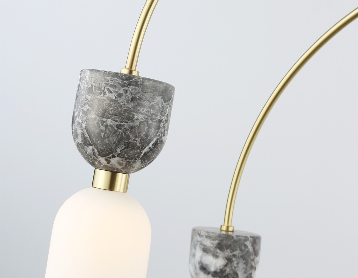 в наличии LH53333/6 GD/WH золото/белый G9*6 max 25W D680*1290 - купить в интернет-магазине Светильники Торг