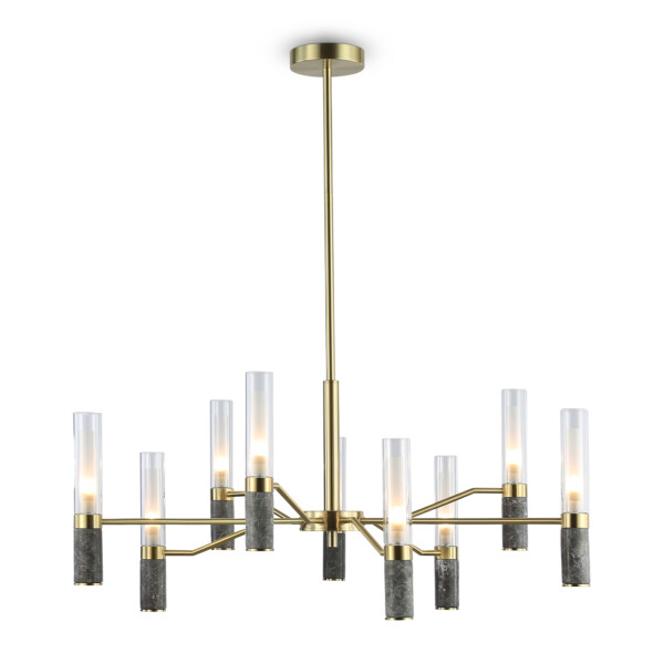 в наличии LH53355/9 GD/CL/WH золото/прозрачный/белый G9*9 max 40W D850*890 - купить в интернет-магазине Светильники Торг