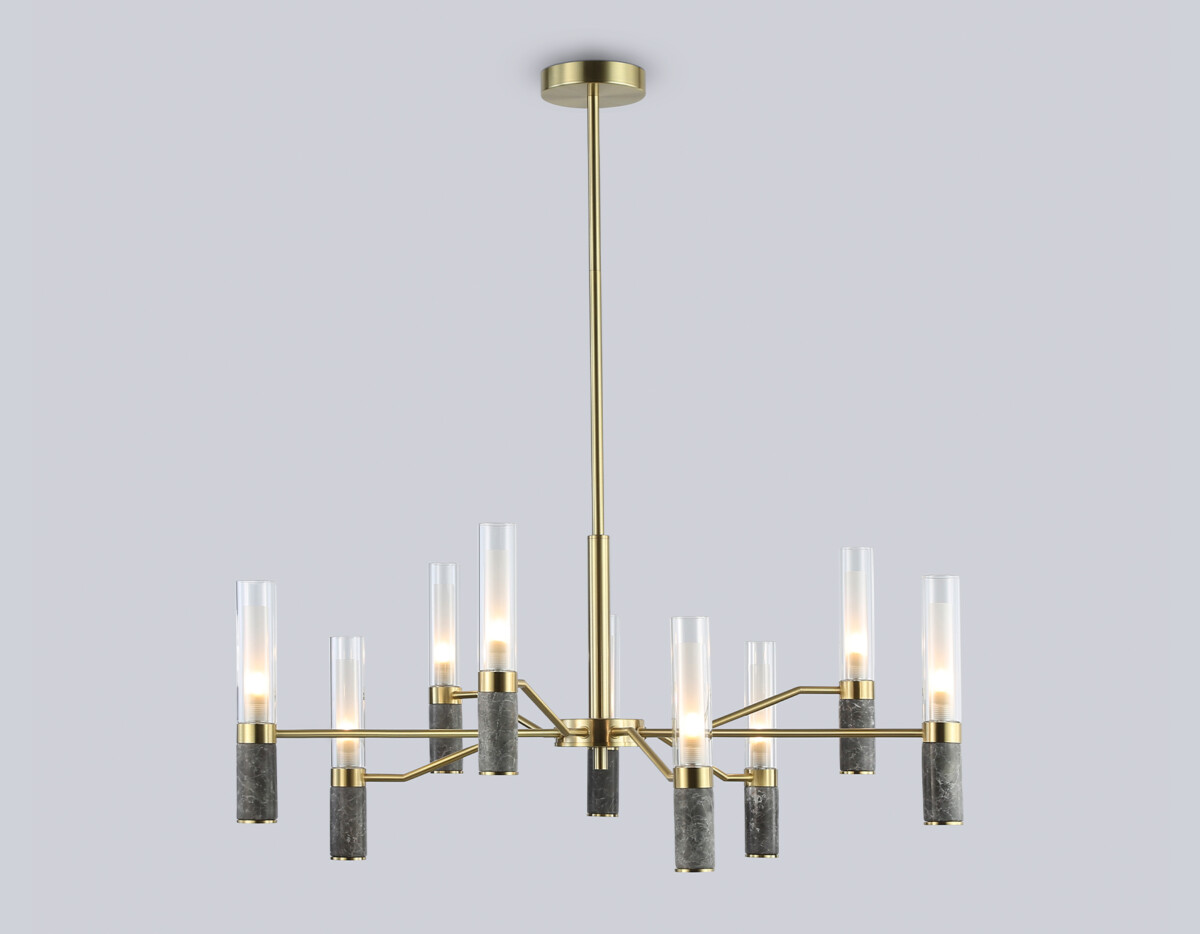 в наличии LH53355/9 GD/CL/WH золото/прозрачный/белый G9*9 max 40W D850*890 - купить в интернет-магазине Светильники Торг