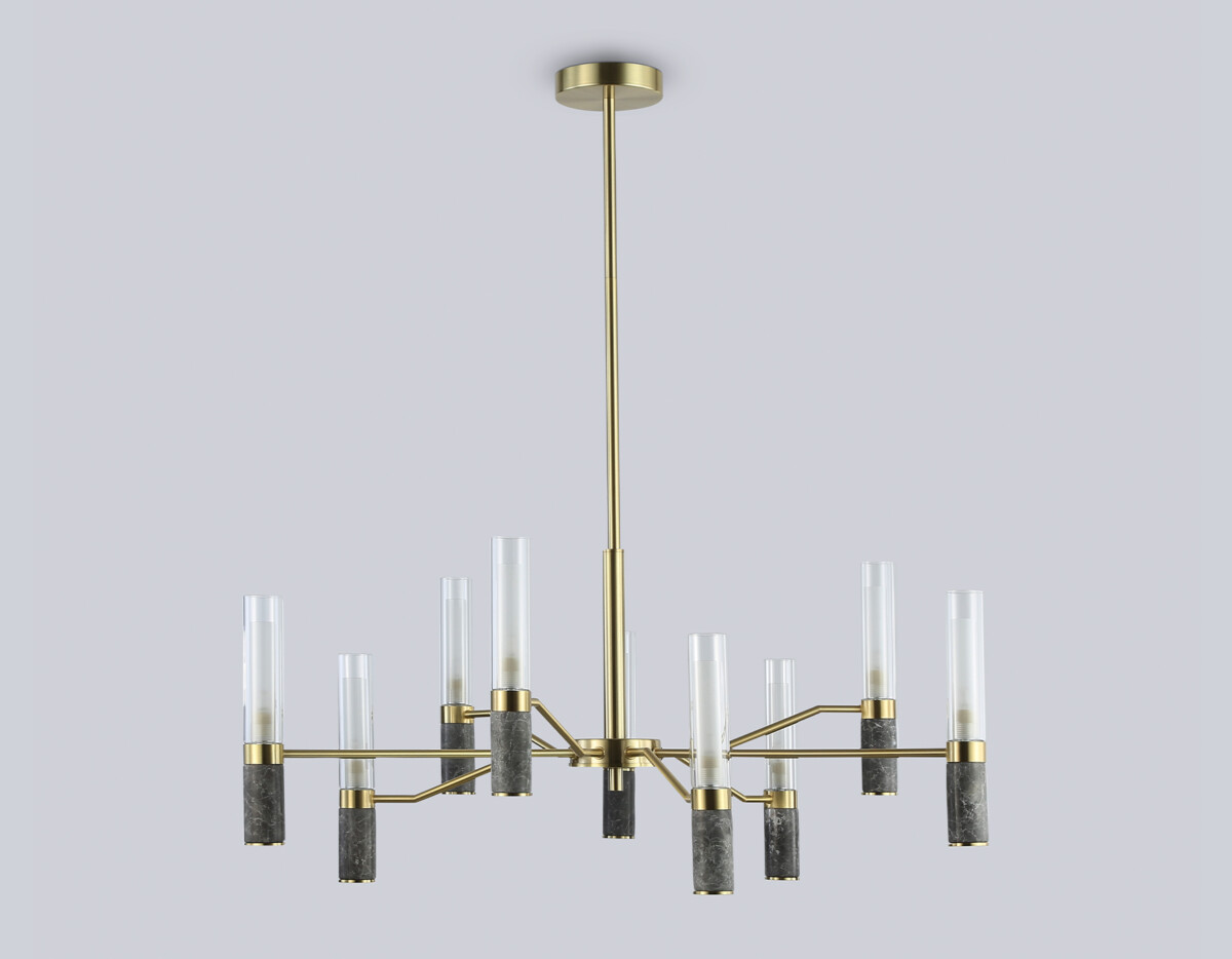 в наличии LH53355/9 GD/CL/WH золото/прозрачный/белый G9*9 max 40W D850*890 - купить в интернет-магазине Светильники Торг