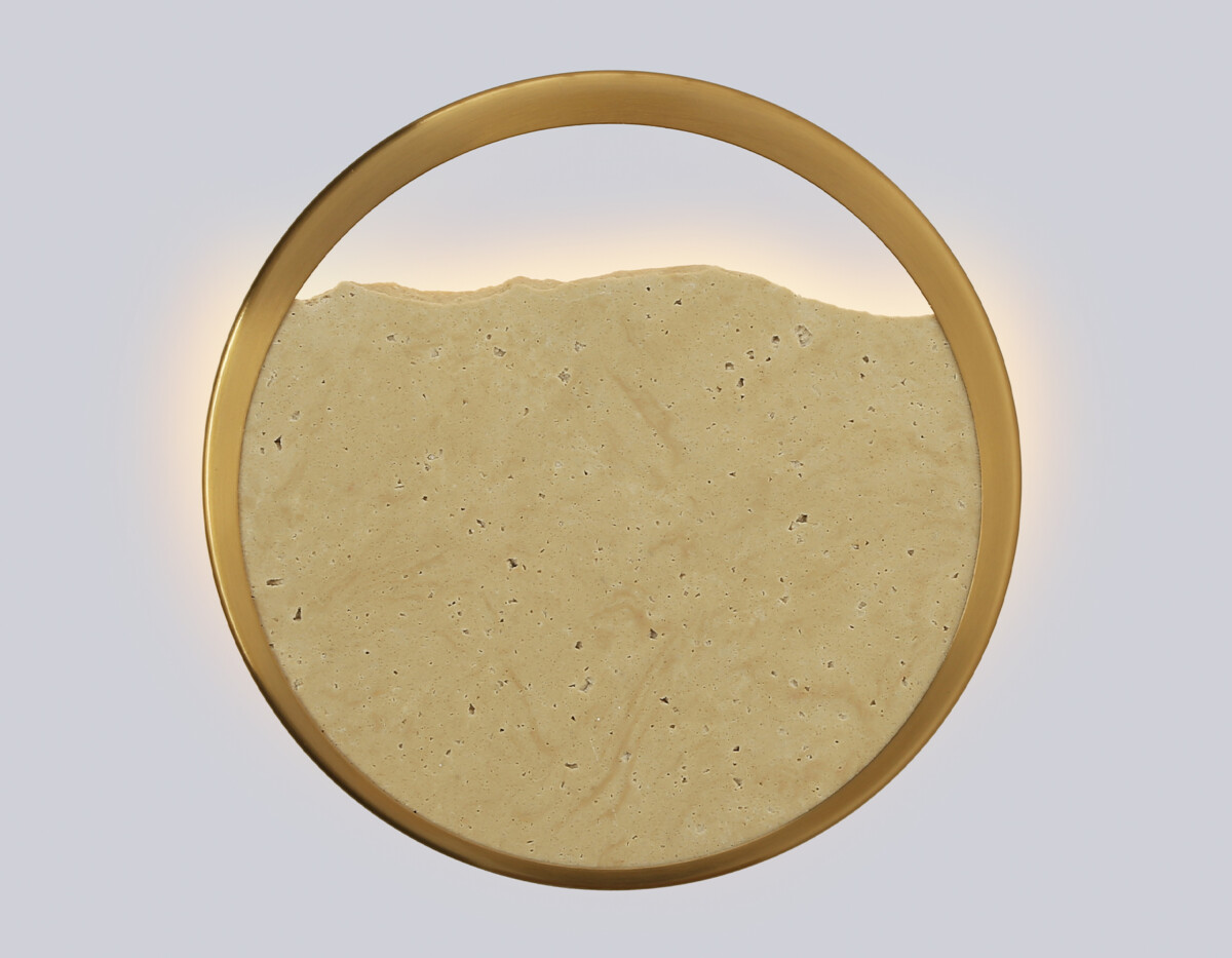 в наличии LH53606 BS/BG латунь/бежевый 9W 3000K D250*55 - купить в интернет-магазине Светильники Торг