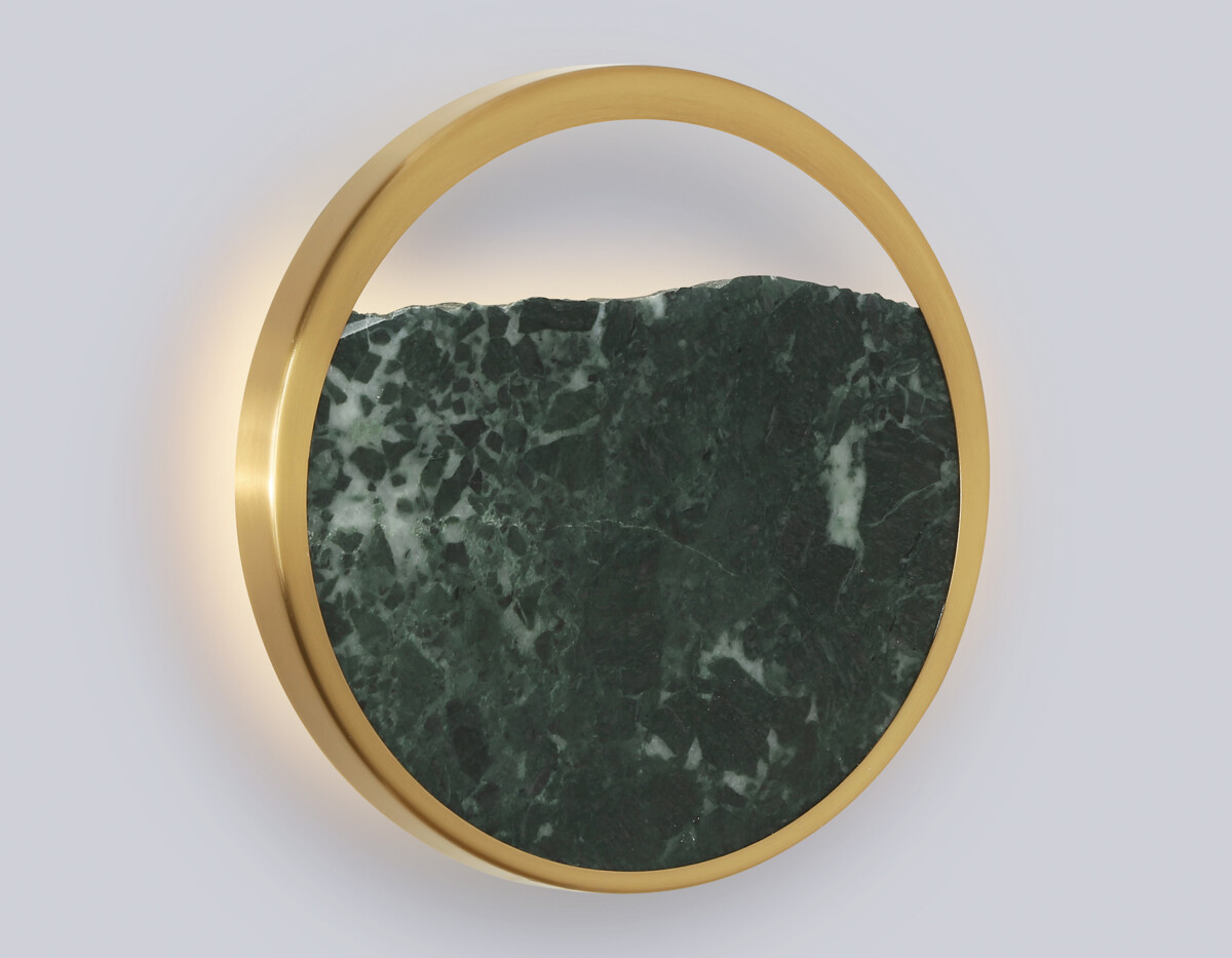 в наличии LH53611 BS/GN латунь/зеленый 9W 3000K D250*55 - купить в интернет-магазине Светильники Торг