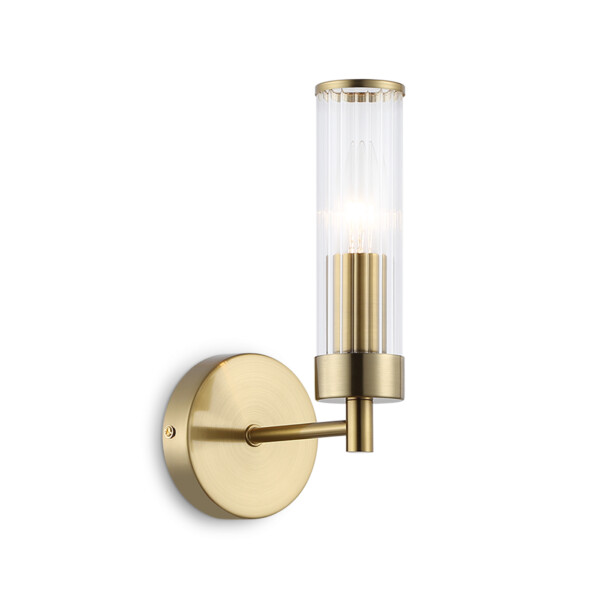 в наличии LH55164 BS/CL латунь/прозрачный E14 max 40W 155*100*245 - купить в интернет-магазине Светильники Торг