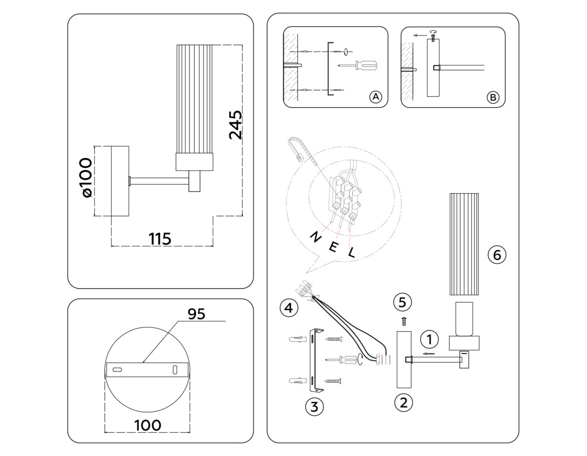 в наличии LH55164 BS/CL латунь/прозрачный E14 max 40W 155*100*245 - купить в интернет-магазине Светильники Торг