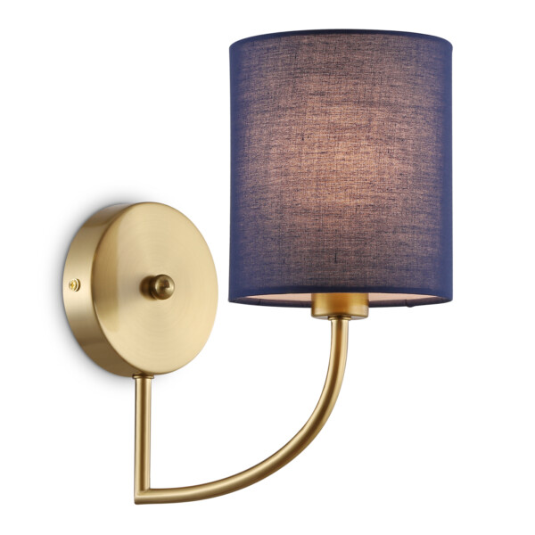 в наличии LH71275 BS/DB латунь/темно синий E14 max 40W 225*120*250 - купить в интернет-магазине Светильники Торг