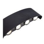 SL089.401.08 Светильник уличный настенный ST-Luce Черный кварцевый LED 8*1W 4000K BISELLO — изображение 3