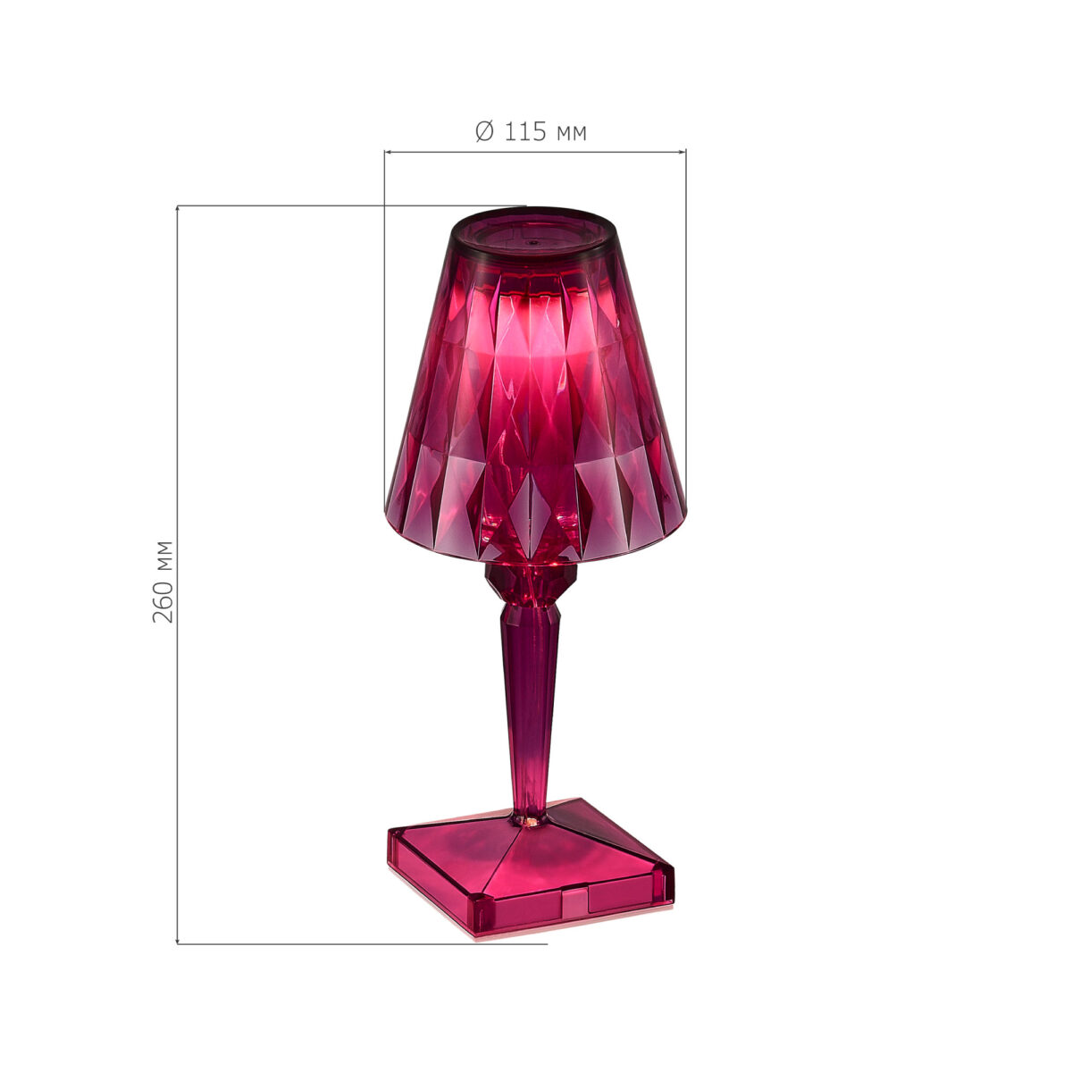 SL1010.704.01 Прикроватная лампа ST-Luce Фиолетовый/Фиолетовый LED 1*2W 3000K - 6000K СПАРКЛ — изображение 6