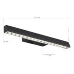 SL1018.401.01 Светильник настенный ST-Luce черный/прозрачный LED 1*11W 4000K ЭВКЛИДИК — изображение 7