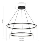 SL1018.403.02 Светильник подвесной ST-Luce черный/прозрачный LED 1*96W 4000K ЭВКЛИДИК — изображение 5