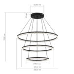 SL1018.403.03 Светильник подвесной ST-Luce черный/прозрачный LED 1*130W 4000K ЭВКЛИДИК — изображение 5