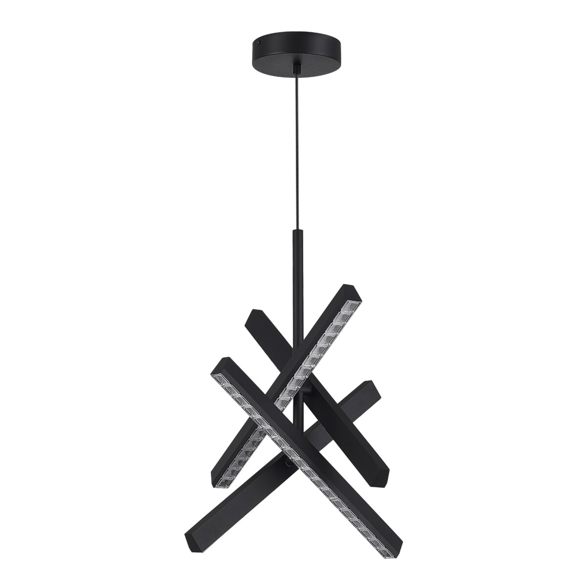 SL1018.413.04 Светильник подвесной ST-Luce черный/прозрачный LED 1*43W 4000K ЭВКЛИДИК — изображение 2