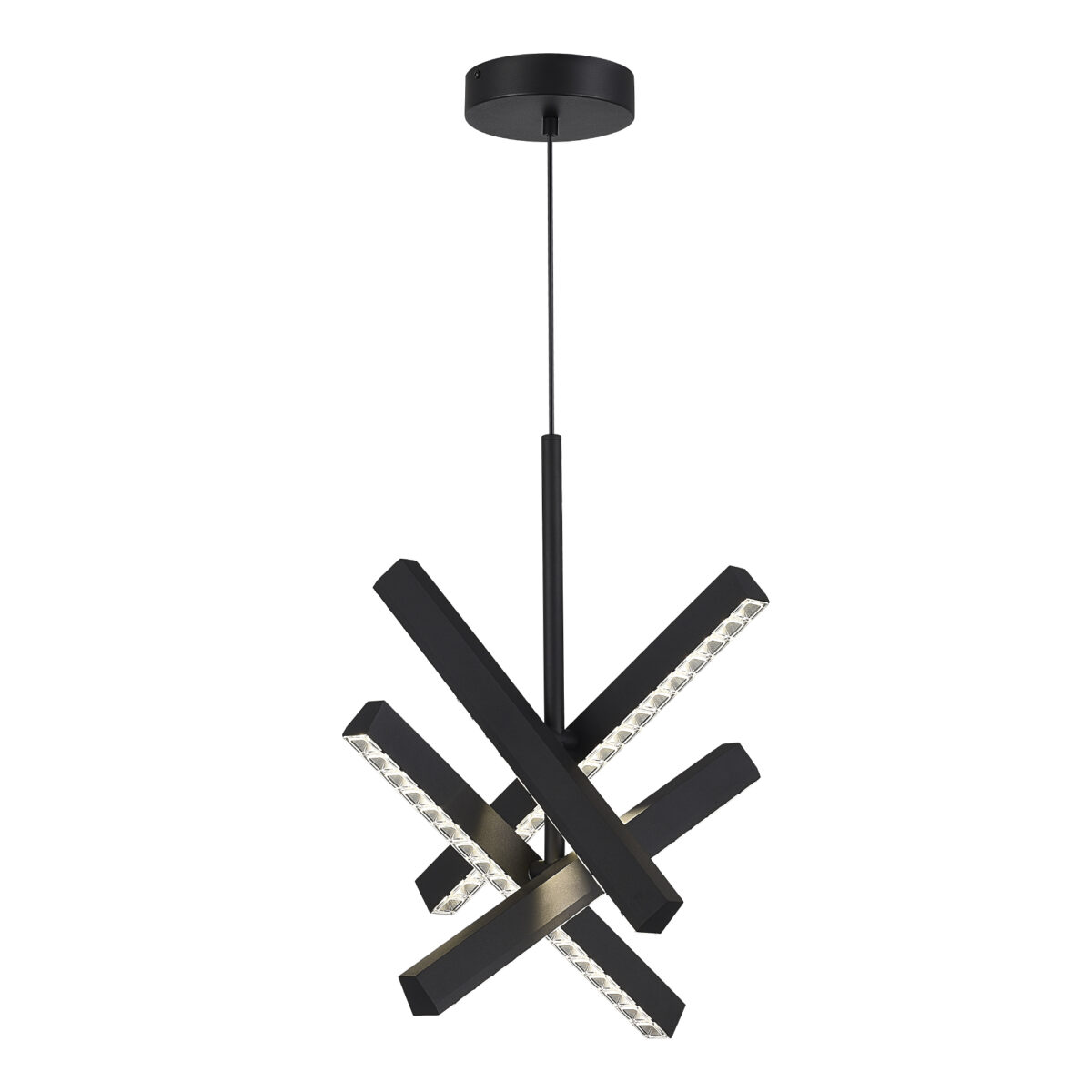 SL1018.413.04 Светильник подвесной ST-Luce черный/прозрачный LED 1*43W 4000K ЭВКЛИДИК — изображение 3