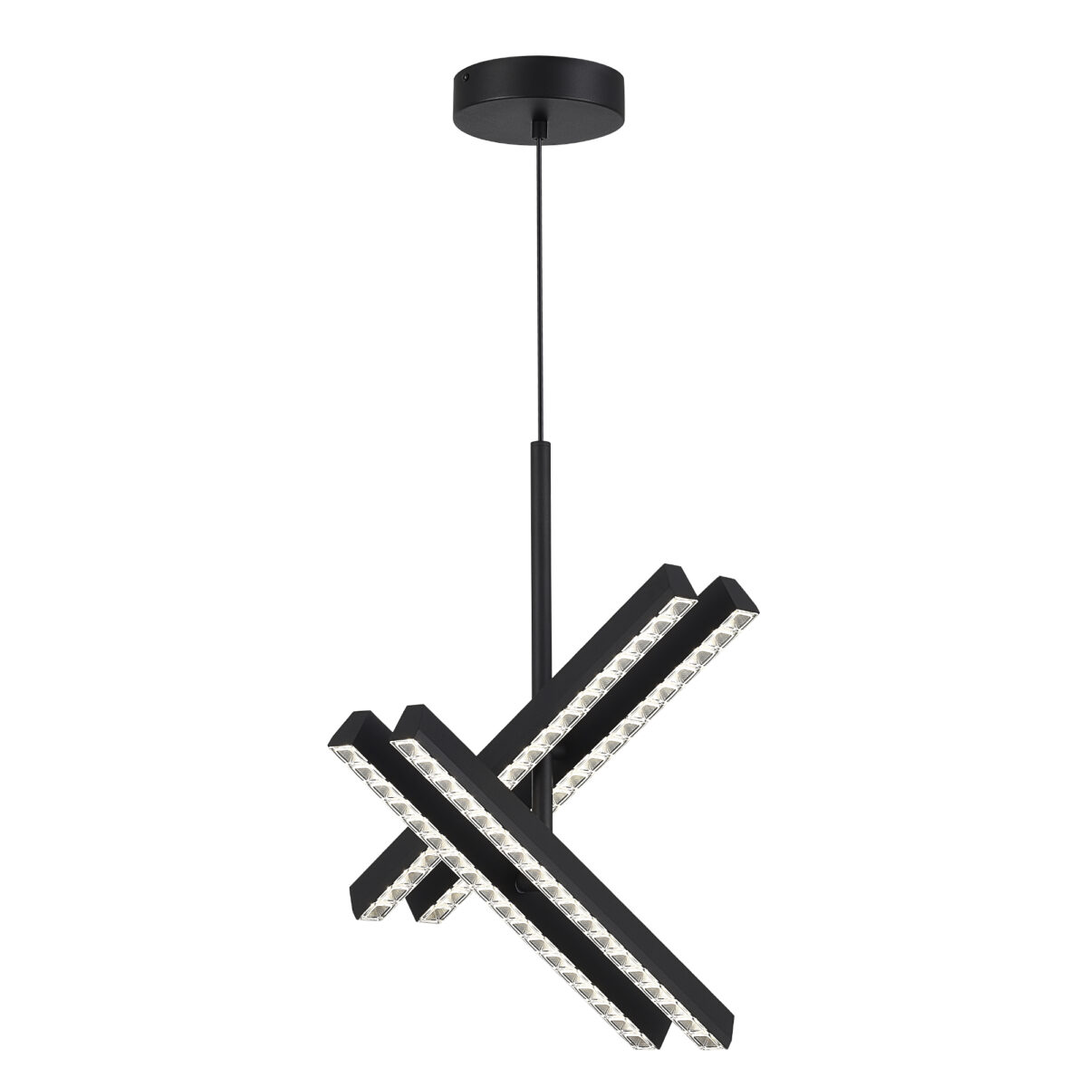SL1018.413.04 Светильник подвесной ST-Luce черный/прозрачный LED 1*43W 4000K ЭВКЛИДИК — изображение 4