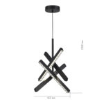 SL1018.413.04 Светильник подвесной ST-Luce черный/прозрачный LED 1*43W 4000K ЭВКЛИДИК — изображение 6