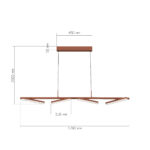 SL1018.603.04 Светильник подвесной ST-Luce терракотовый/прозрачный LED 1*32W 4000K ЭВКЛИДИК — изображение 7