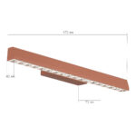 SL1018.623.01 Светильник подвесной ST-Luce терракотовый/прозрачный LED 1*11W 4000K ЭВКЛИДИК — изображение 7