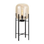 SL1050.515.01 Торшер ST-Luce Черный/Коньячный E27 1*40W (из 2-х коробок) БУРАСКА — изображение 4