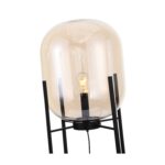 SL1050.525.01 Торшер ST-Luce Черный/Коньячный E27 1*40W (из 2-х коробок) БУРАСКА — изображение 3