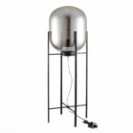 SL1050.725.01 Торшер ST-Luce Черный/Дымчатый E27 1*40W (из 2-х коробок) БУРАСКА — изображение 2