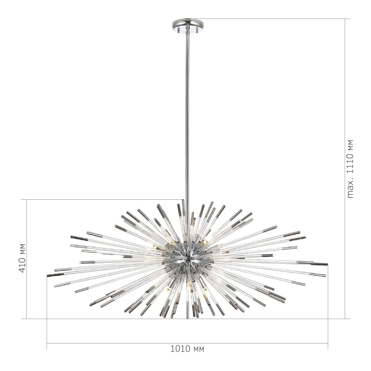 SL1097.103.09 Светильник подвесной ST-Luce Хром G9 9*5W КАЛЛИО — изображение 3