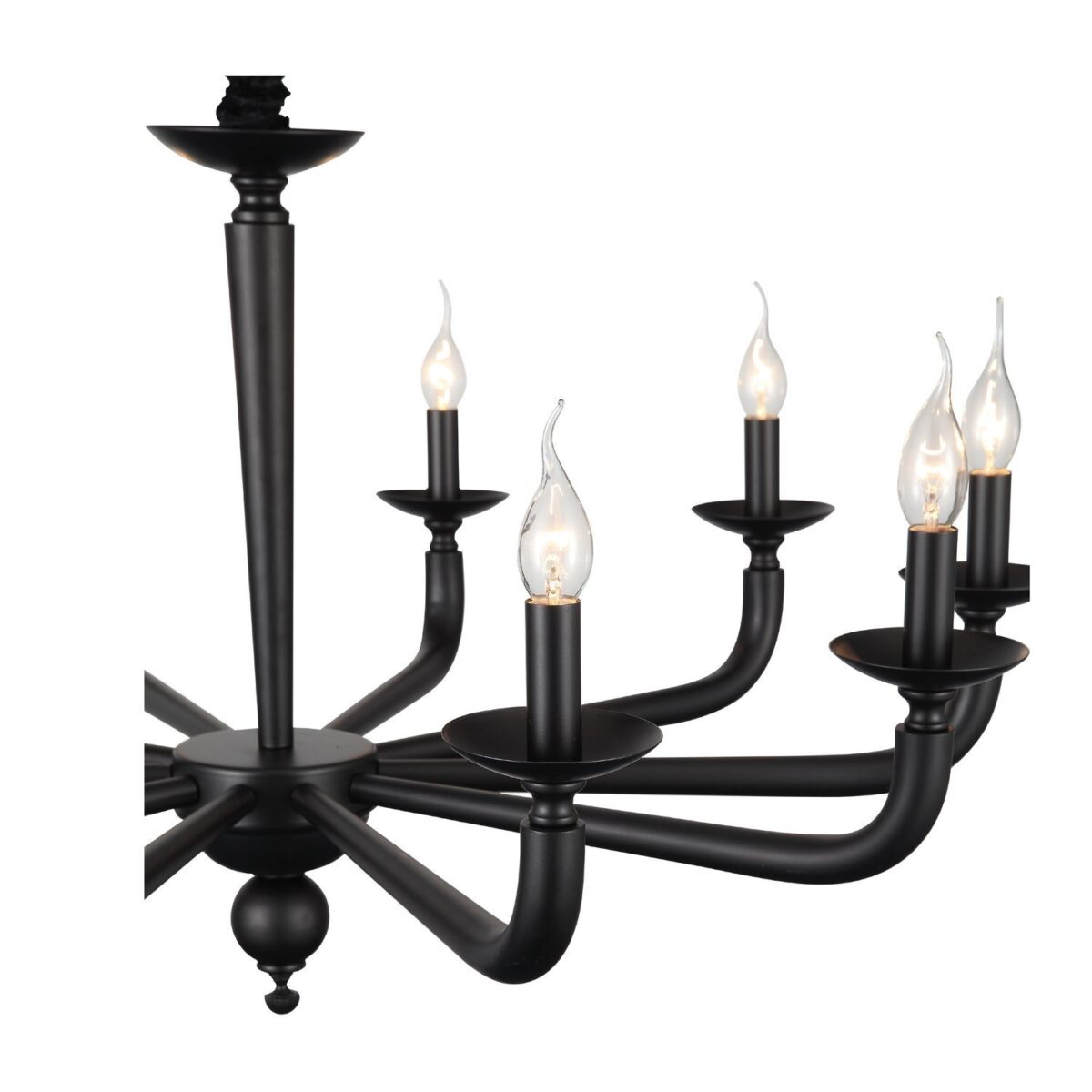 SL1114.403.10 Люстра подвесная ST-Luce Черный E14 10*40W ФОРТЕЗА — изображение 3