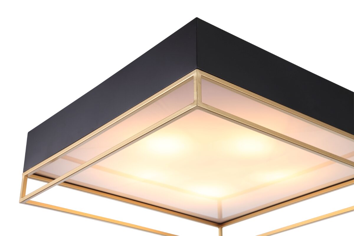 SL1127.422.05 Светильник потолочный ST-Luce Черный, Матовое золото/Белый E27 5*40W ХОДО — изображение 4