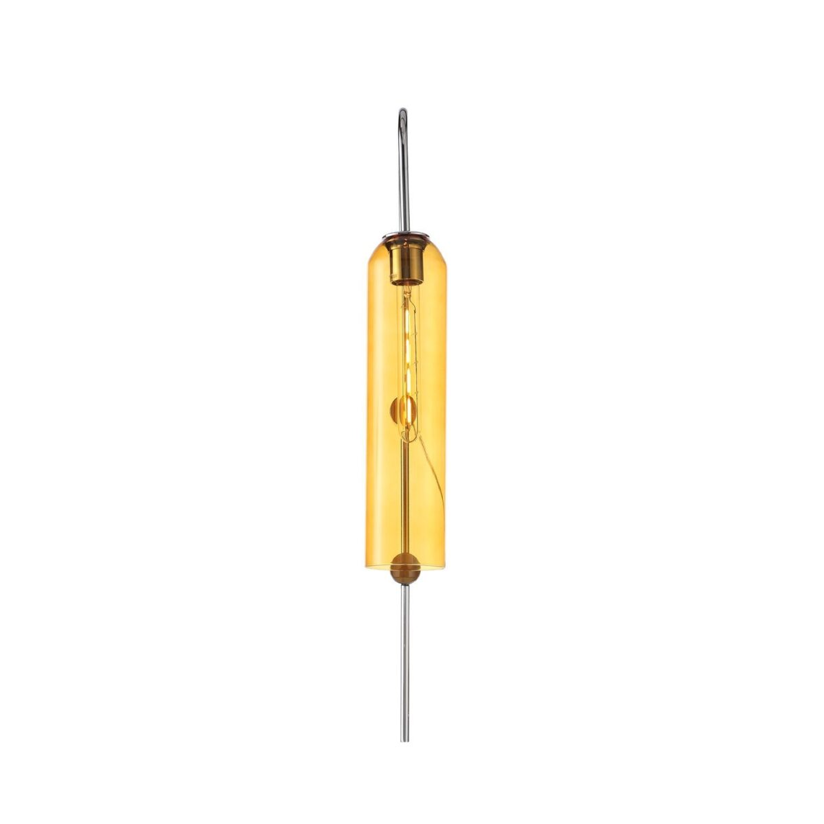 SL1145.191.01 Светильник настенный ST-Luce Хром/Янтарный E27 1*60W КАЛЛАНА — изображение 3