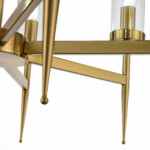 SL1159.303.07 Люстра подвесная ST-Luce Латунь/Латунь, Прозрачный E14 7*60W ACAZIO — изображение 3