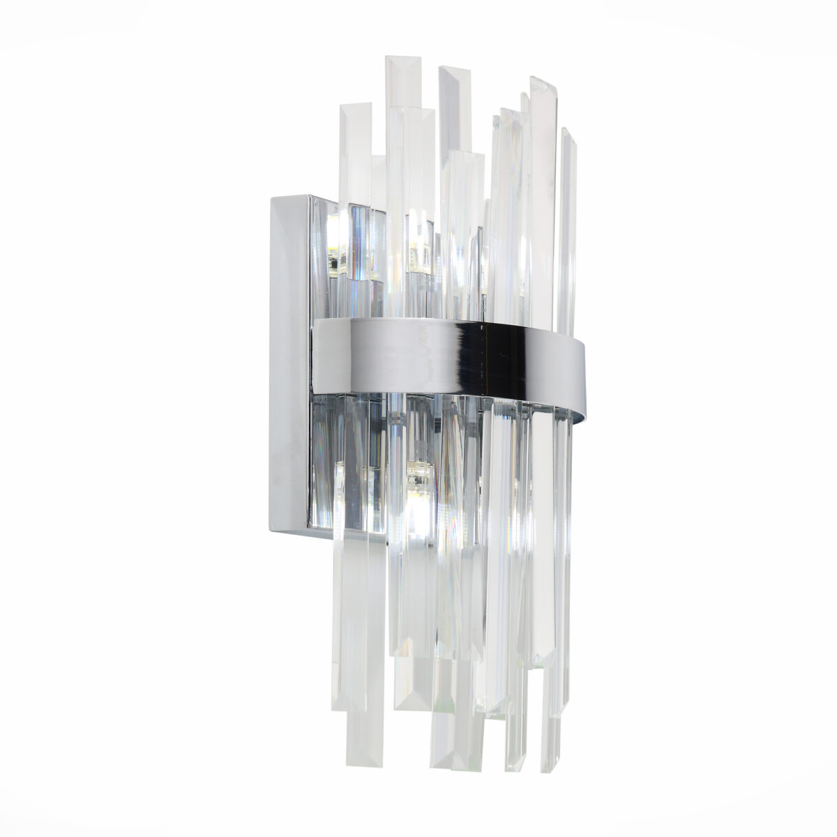 SL1160.101.04_01W SL1160.101.04 Светильник настенный ST-Luce Хром/Хром, Прозрачный G9 4*5W БАФО — изображение 1
