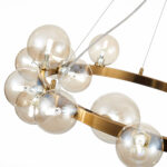 SL1165.303.15 Светильник подвесной ST-Luce Бронза/Коньячный G4 15*5W НЕКТОН — изображение 4