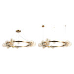 SL1165.303.24 Светильник подвесной ST-Luce Бронза/Коньячный G4 24*5W НЕКТОН — изображение 2