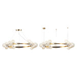 SL1165.303.24 Светильник подвесной ST-Luce Бронза/Коньячный G4 24*5W НЕКТОН — изображение 3