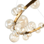 SL1165.303.24 Светильник подвесной ST-Luce Бронза/Коньячный G4 24*5W НЕКТОН — изображение 4