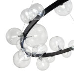 SL1165.403.24 Светильник подвесной ST-Luce Черный/Прозрачный G4 24*5W НЕКТОН — изображение 4