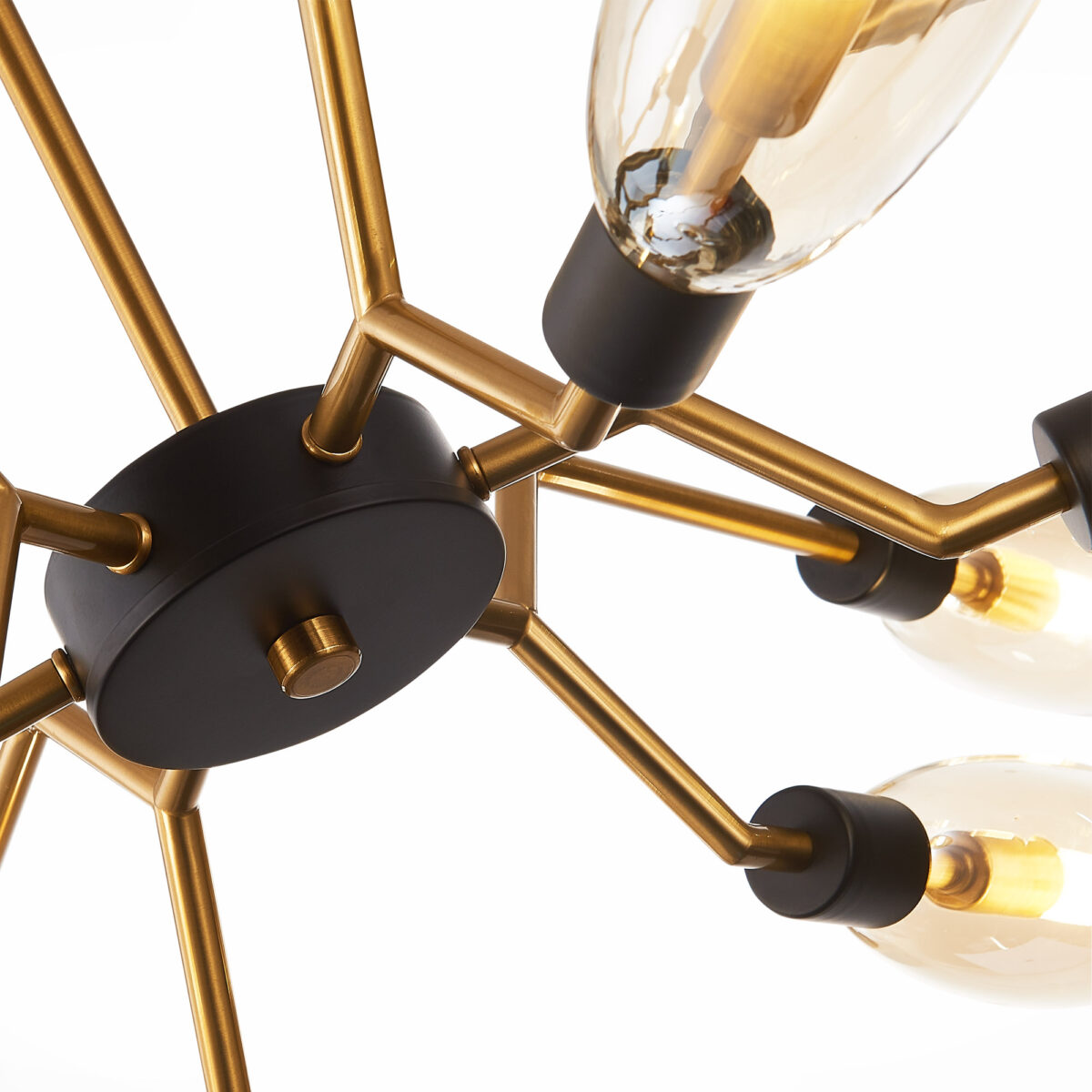 SL1174.303.12 Люстра потолочная ST-Luce Латунь/Коньячный G9 12*5W ДЕСИМА — изображение 3