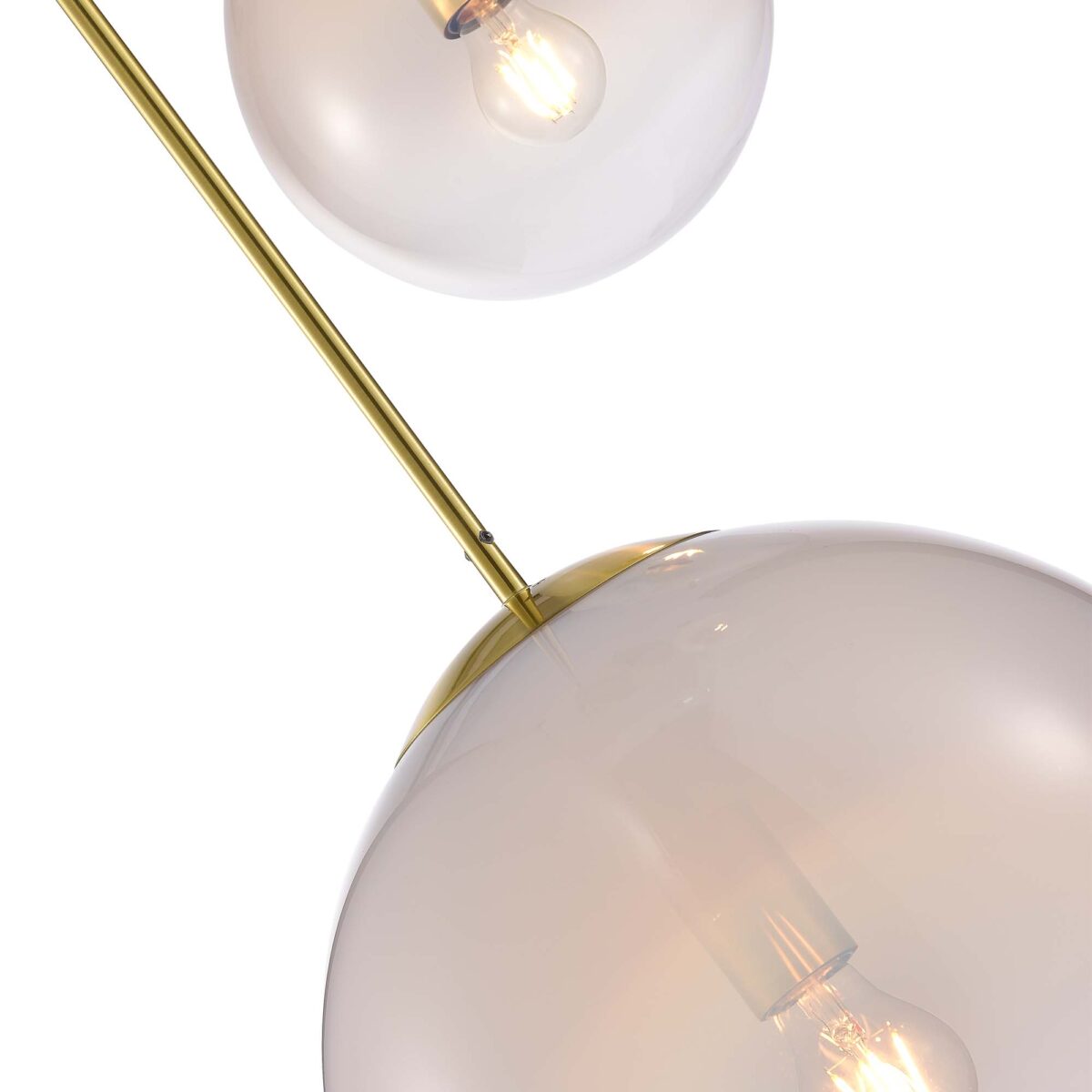 SL1190.203.03 Светильник подвесной ST-Luce Золотистый/Прозрачно-белый E27 3*60W КАССИУС — изображение 3