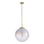 SL1190.213.01 Подвес ST-Luce Золотистый/Прозрачно-белый E27 1*60W КАССИУС — изображение 2