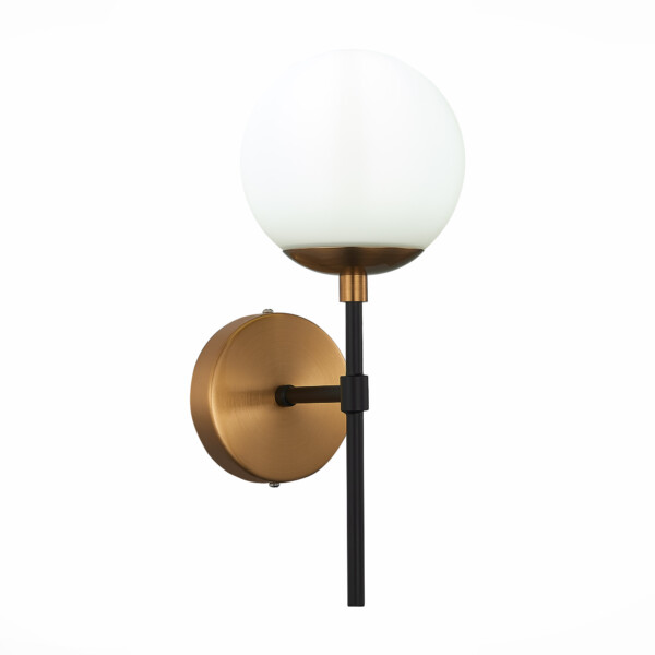 в наличии SL1203.401.01 Бра ST-Luce Бронза,Черный/Белый E27 1*40W ЛИМАНО - купить в интернет-магазине Светильники Торг