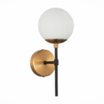 в наличии SL1203.401.01 Бра ST-Luce Бронза,Черный/Белый E27 1*40W ЛИМАНО - купить в интернет-магазине Светильники Торг