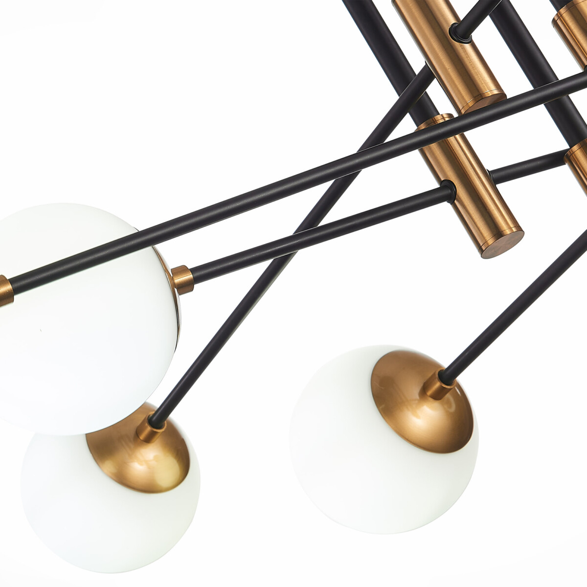 в наличии SL1203.402.08 Люстра потолочная ST-Luce Бронза,Черный/Белый E27 8*40W ЛИМАНО - купить в интернет-магазине Светильники Торг