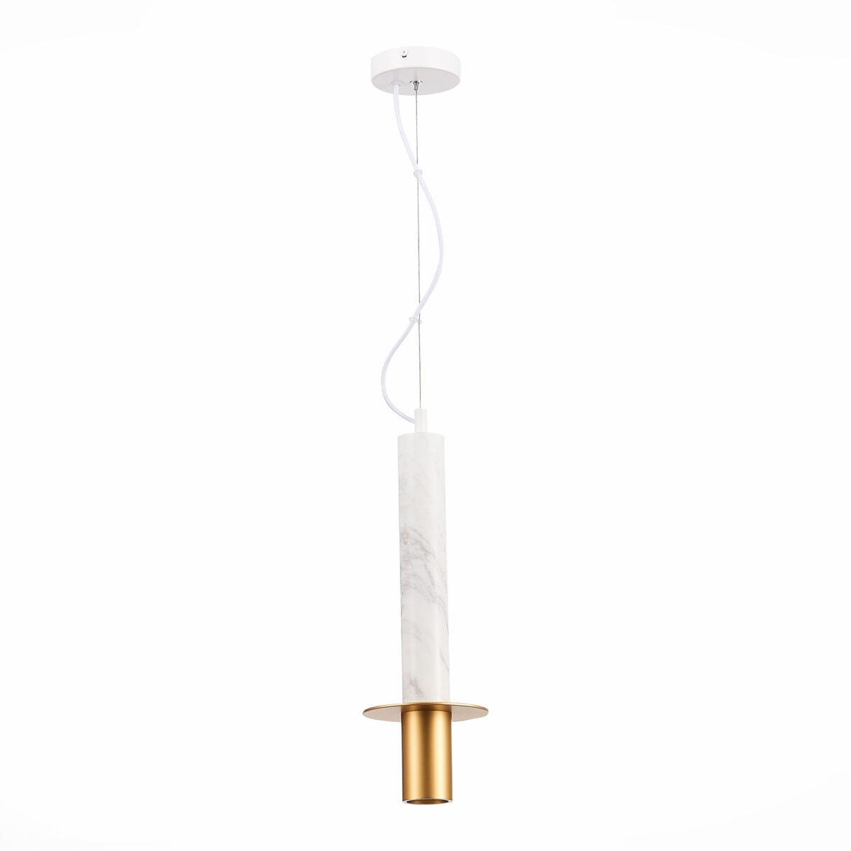 SL1211.503.01 Подвес ST-Luce Золотистый/Белый, Золотистый GU10 1*5W ВАРЕЗЕ — изображение 2