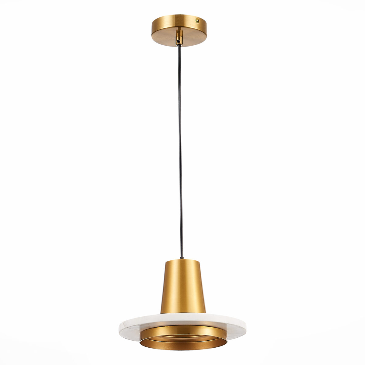 SL1212.203.01 Подвес ST-Luce Латунь/Латунь, Белый LED 1*12W 3000K ОЛЬТАРНО — изображение 2