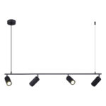 SL1213.403.04 Светильник подвесной ST-Luce Черный/Черный GU10 4*5W 4000K КЕНДО — изображение 3