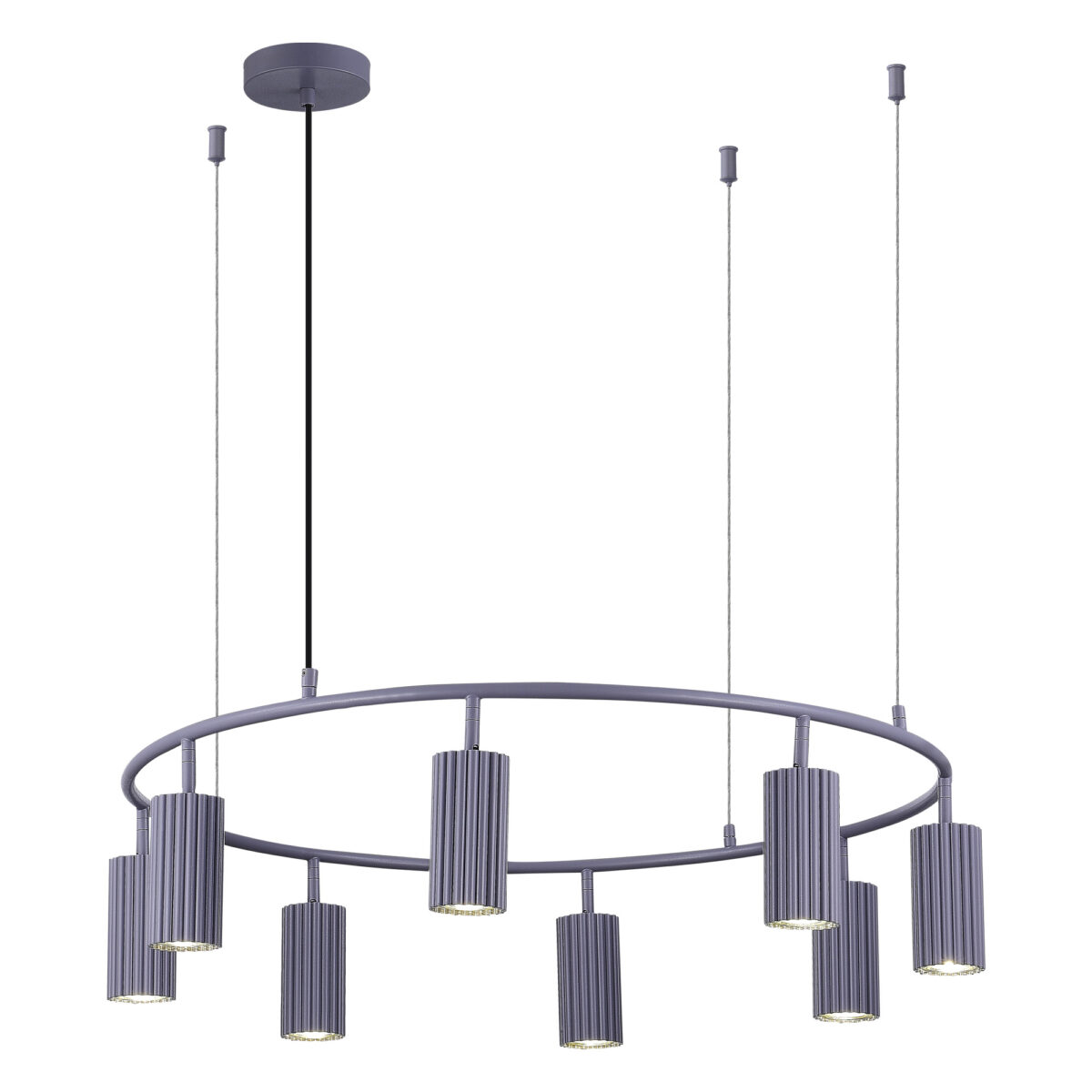 SL1213.703.08_01W SL1213.703.08 Светильник подвесной ST-Luce Серый/Серый GU10 8*5W 4000K КЕНДО — изображение 1