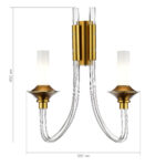 SL1241.201.02 Бра ST-Luce Золотистый/Белый E14 2*40W ВЕТРАНО — изображение 3