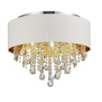 SL1350.502.06 Светильник потолочный ST-Luce Хром/Белый, Золотистый, Прозрачный E14 6*40W ЛАККИА