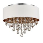 SL1350.502.06 Светильник потолочный ST-Luce Хром/Белый, Золотистый, Прозрачный E14 6*40W ЛАККИА — изображение 2