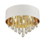 SL1350.502.06 Светильник потолочный ST-Luce Хром/Белый, Золотистый, Прозрачный E14 6*40W ЛАККИА — изображение 3